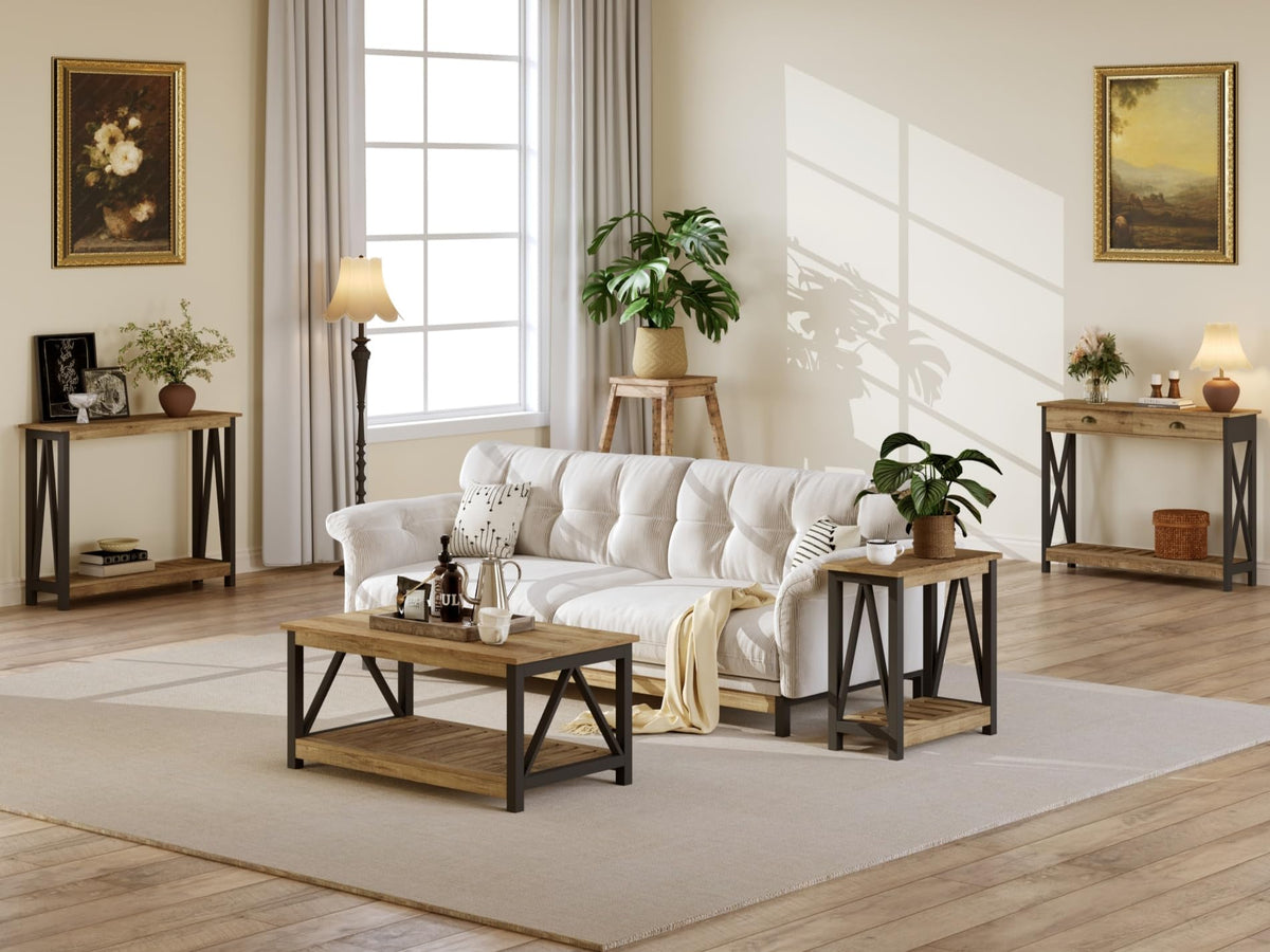 Farmhouse Console Table with Drawer T50108