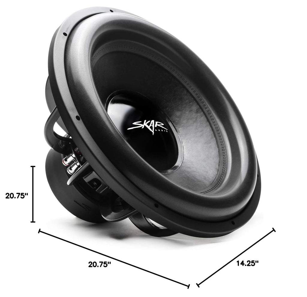 18" 2500 Watt Dual 2 Ohm Car Subwoofer V4592