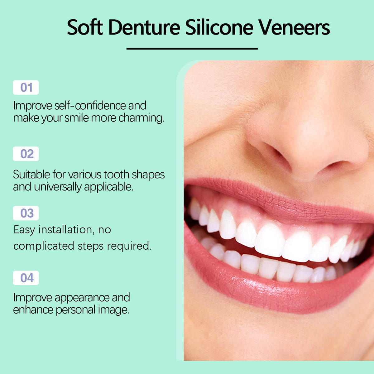 Silicone Veneers Upper & Lower Set O4730