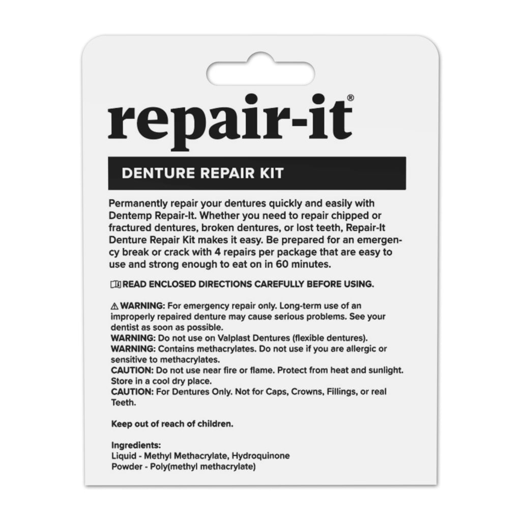 Denture Repair Kit 1 Pack 4 Count R742642