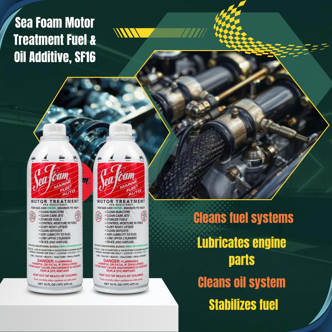 2 x 16 oz Fuel System Cleaner & Upper Cylinder Lubricant G919399