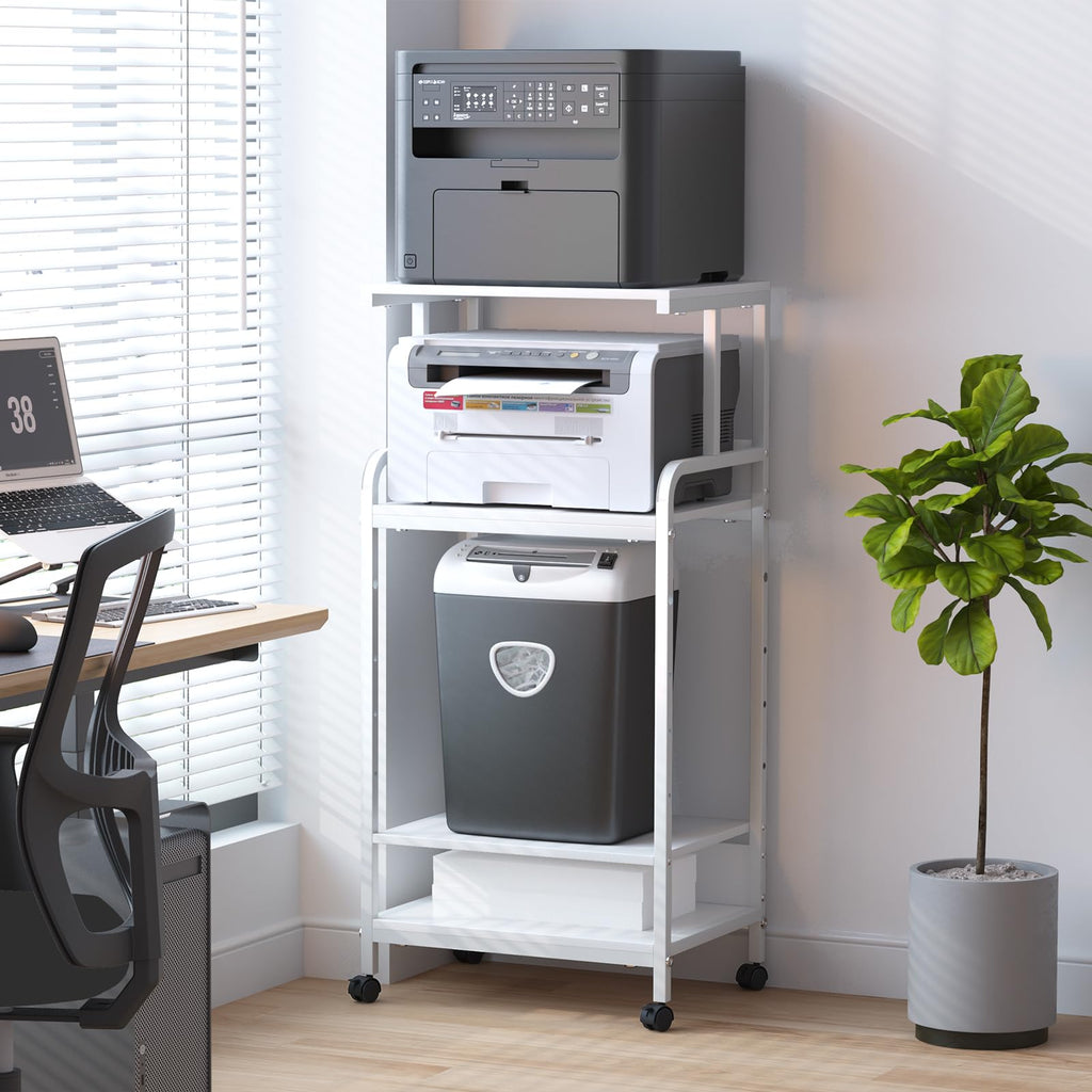 4-Tier Printer Stand with Storage Shelf V602148