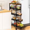 Slim Storage Cart with Wheels X253870