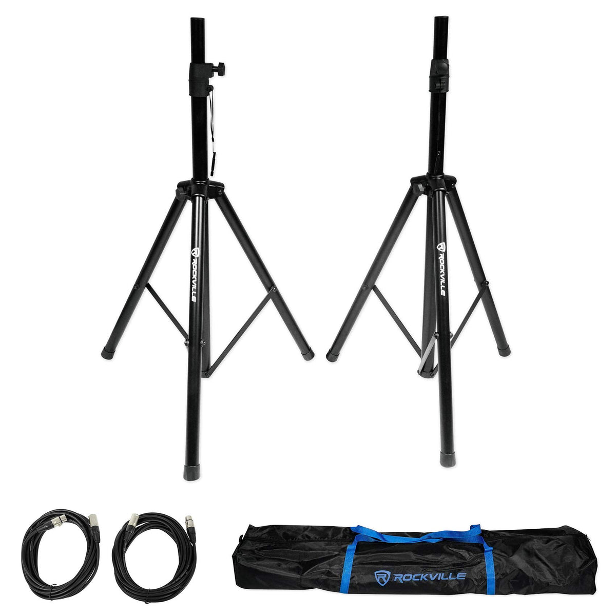 12" Powered DJ PA Speaker Pair with Stands G345