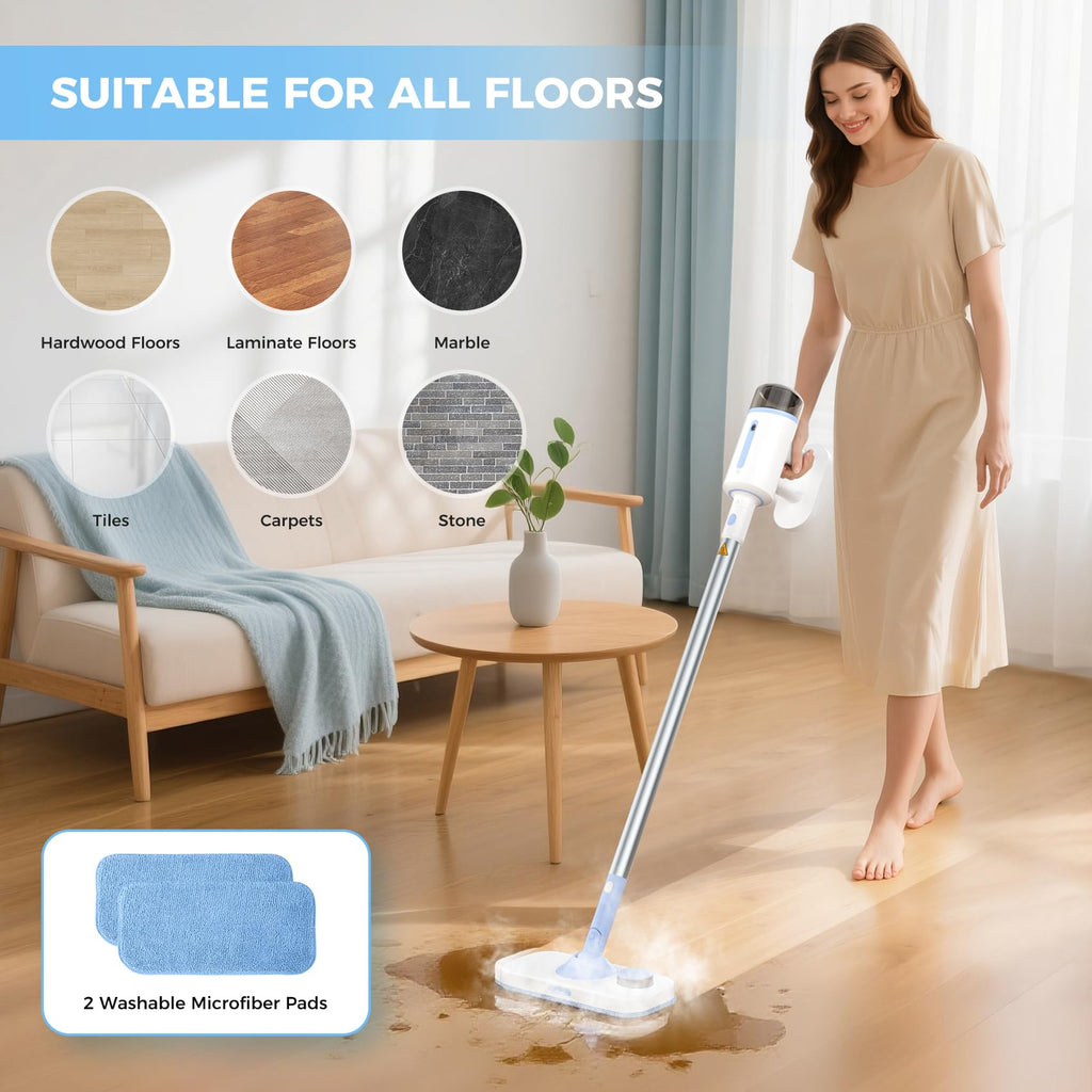 10 in 1 Detachable Handheld Steam Mop Q312901