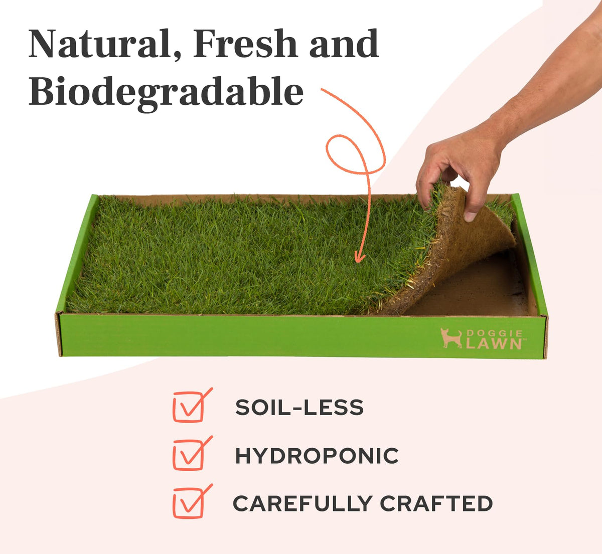 Real Grass Dog Pee Pads Medium 24x20 I4742