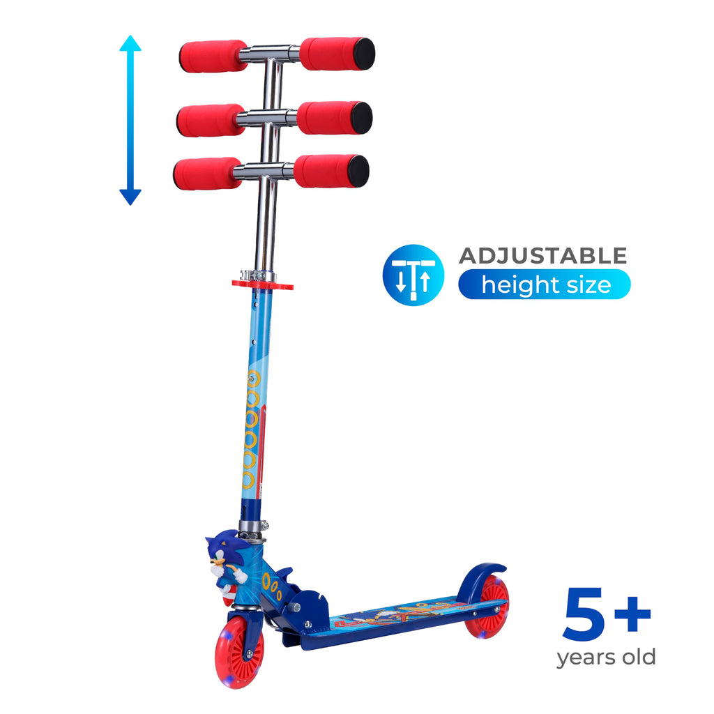 2 Wheel Foldable Kids Kick Scooter with LED Wheels P14453