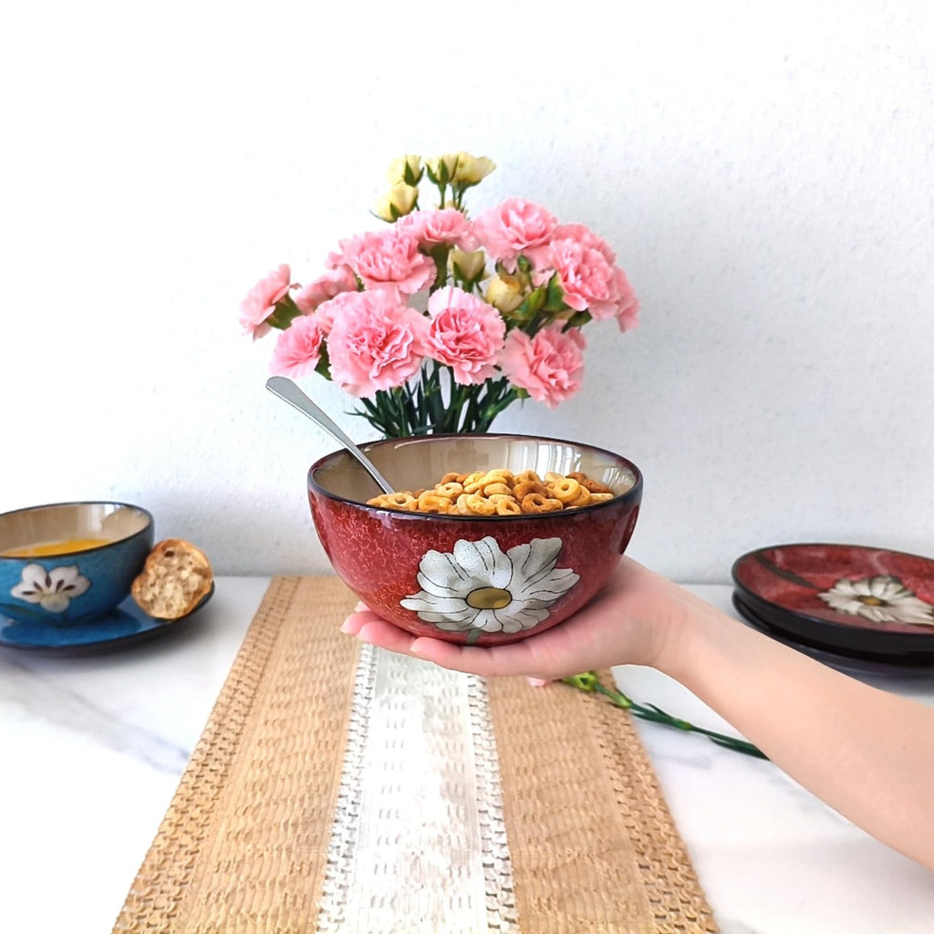 28oz Ceramic Bowl Set of 4 G49101
