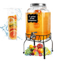 2 Gallon Glass Beverage Dispenser Jar H42067