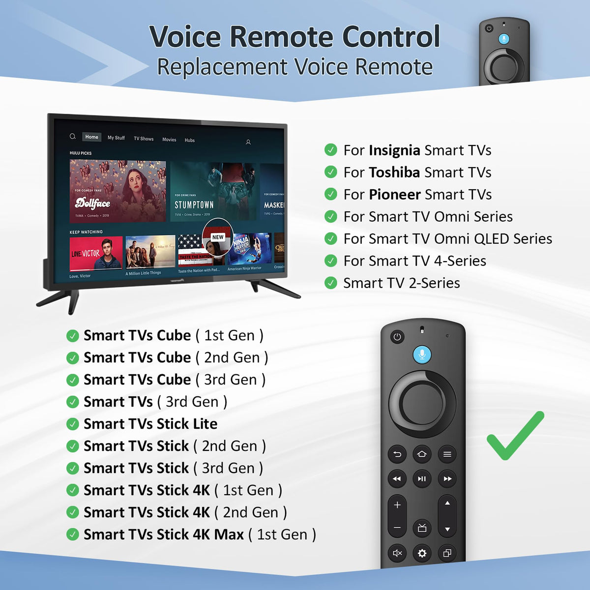 Replacement Fire Stick Remote N64339