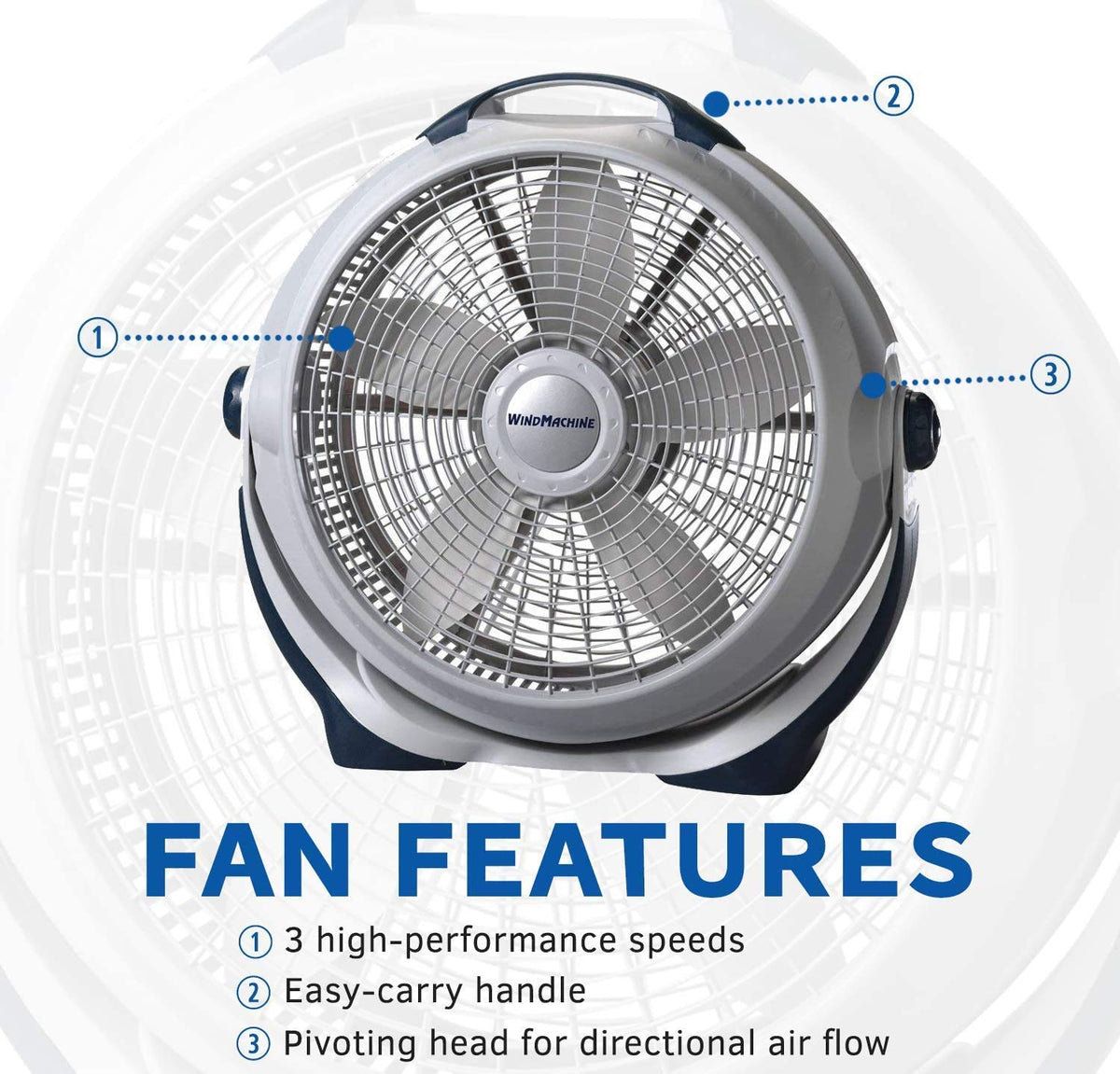Black 20" Air Circulator J75298