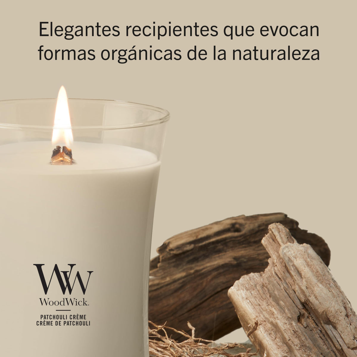 Scented Candle with Crackling Wick Up to 130 Hours I644