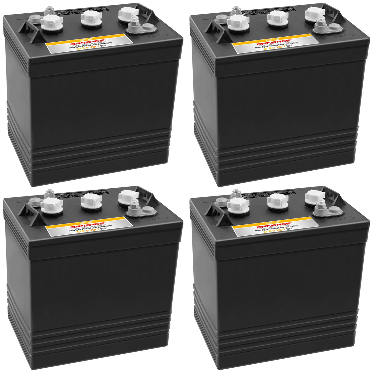220Ah Deep Cycle Golf Cart Batteries 4-Pack J950
