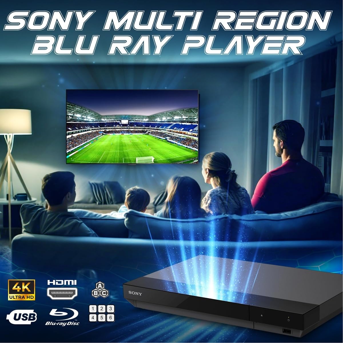 4k UHD Blu-ray Player Multi-Region Code Free C2355
