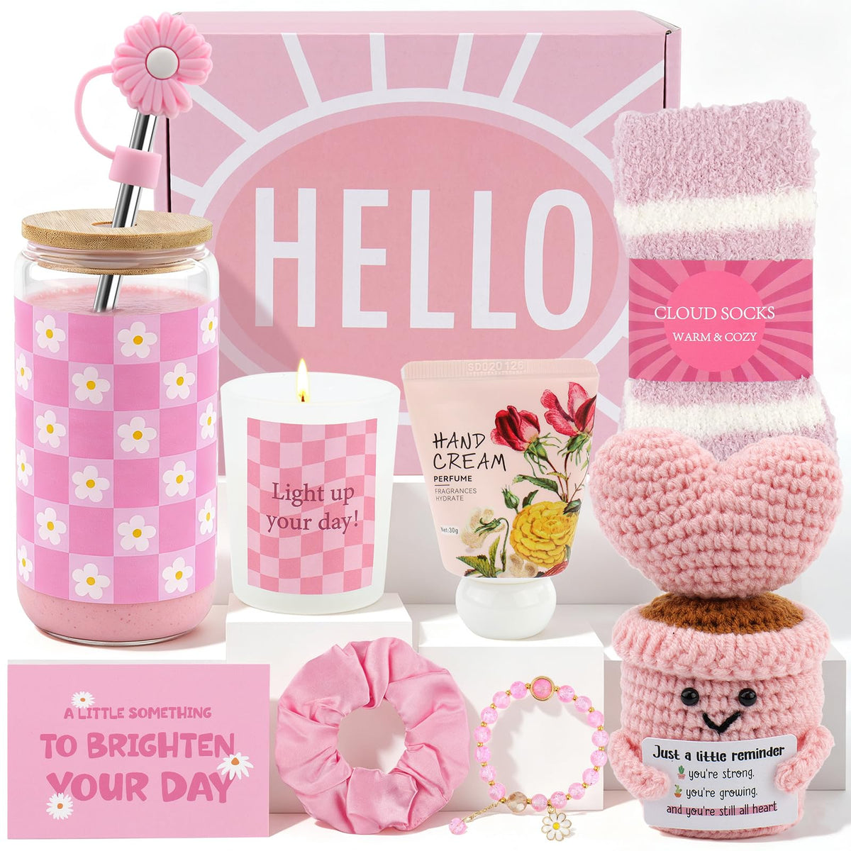 Pink Gift Basket F468