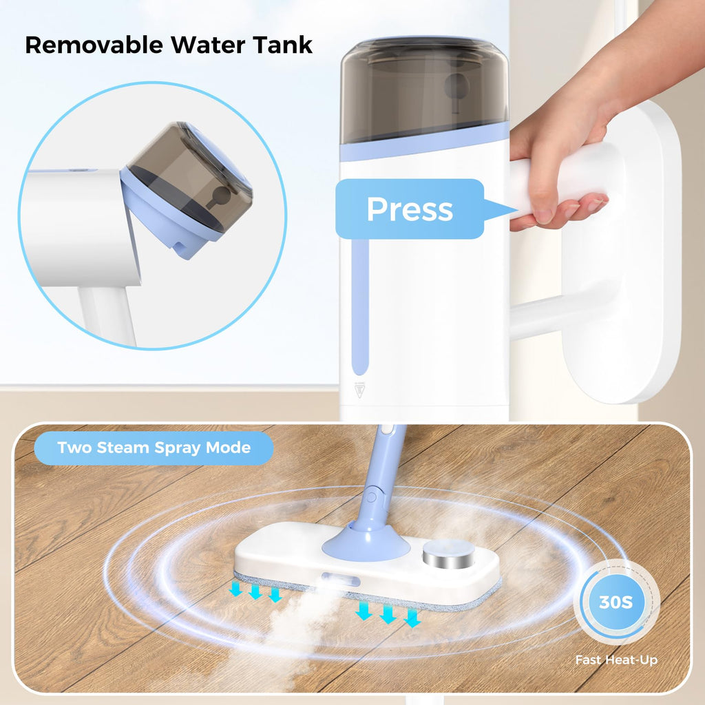 10 in 1 Detachable Handheld Steam Mop Q312901