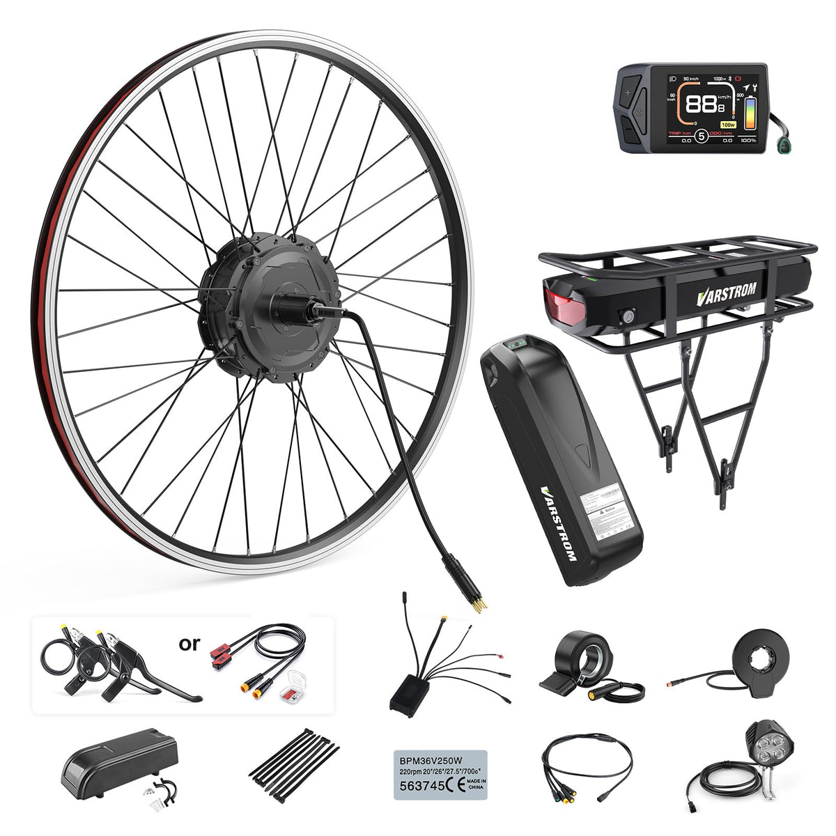 48V 500W 750W Hub Motor Kit H899