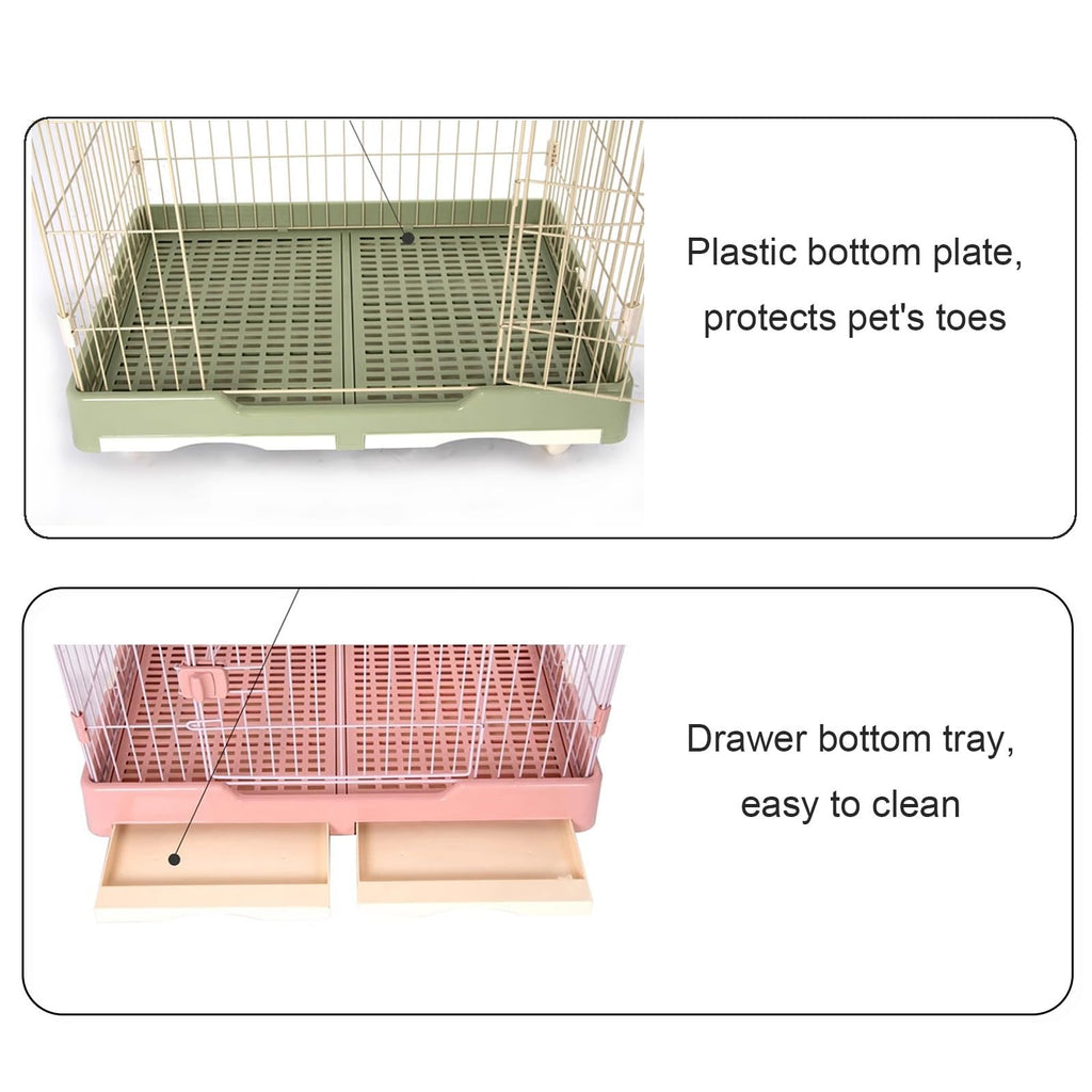 Foldable 4 Tier Detachable Cat Cage with Hammock V3238
