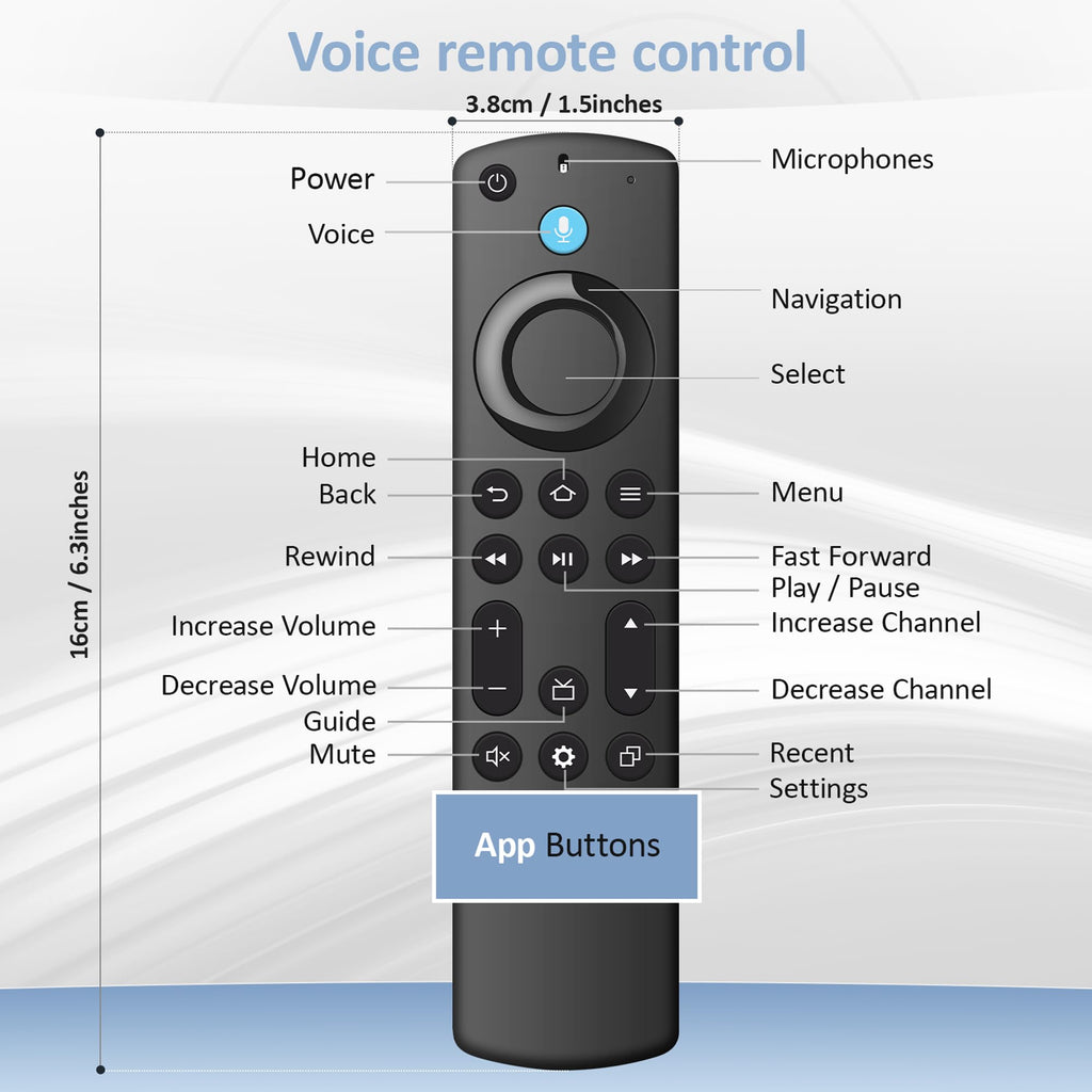 Replacement Fire Stick Remote N64339