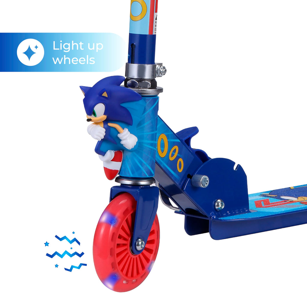 2 Wheel Foldable Kids Kick Scooter with LED Wheels P14453