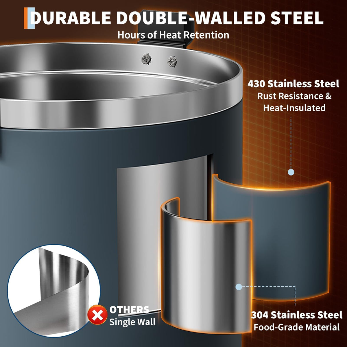 100-Cup Stainless Steel Coffee Urn O722