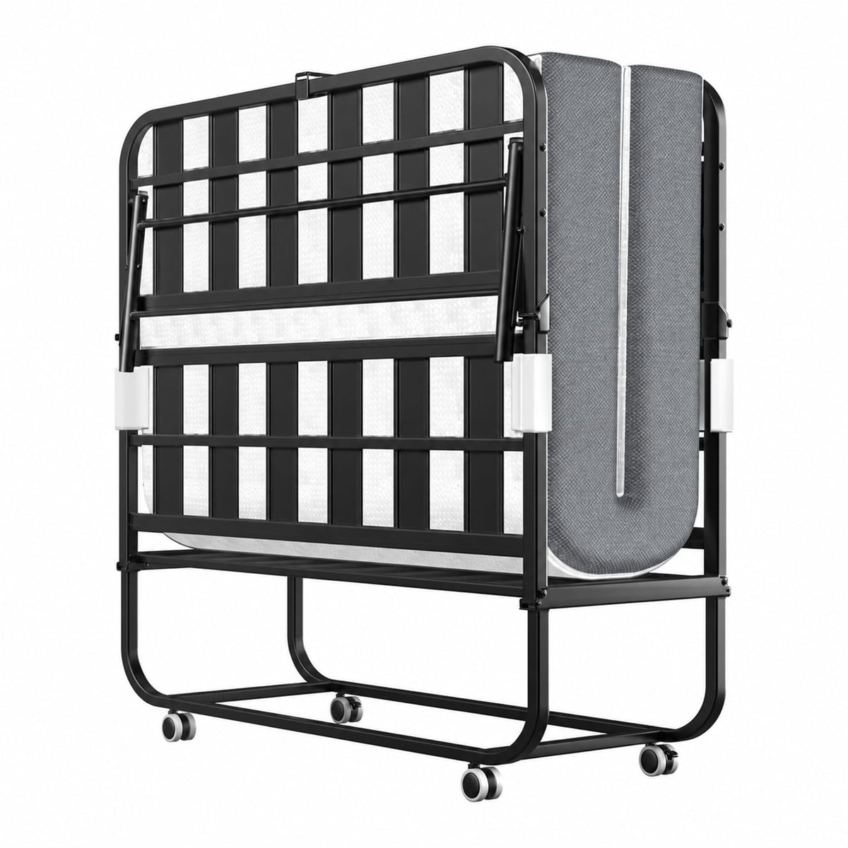 Folding Bed with Memory Mattress 75" x 38" Twin U57009