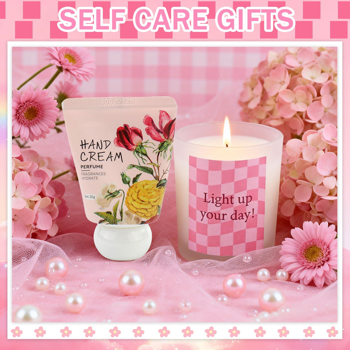 Pink Gift Basket F468