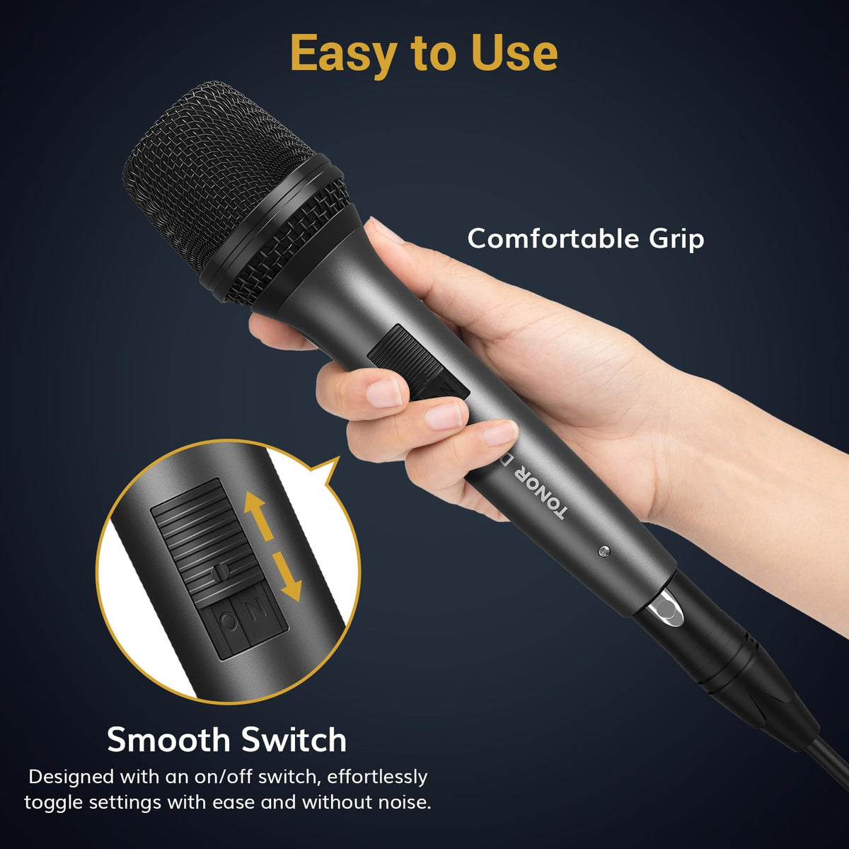 Dynamic Wired Vocal Microphone H656117