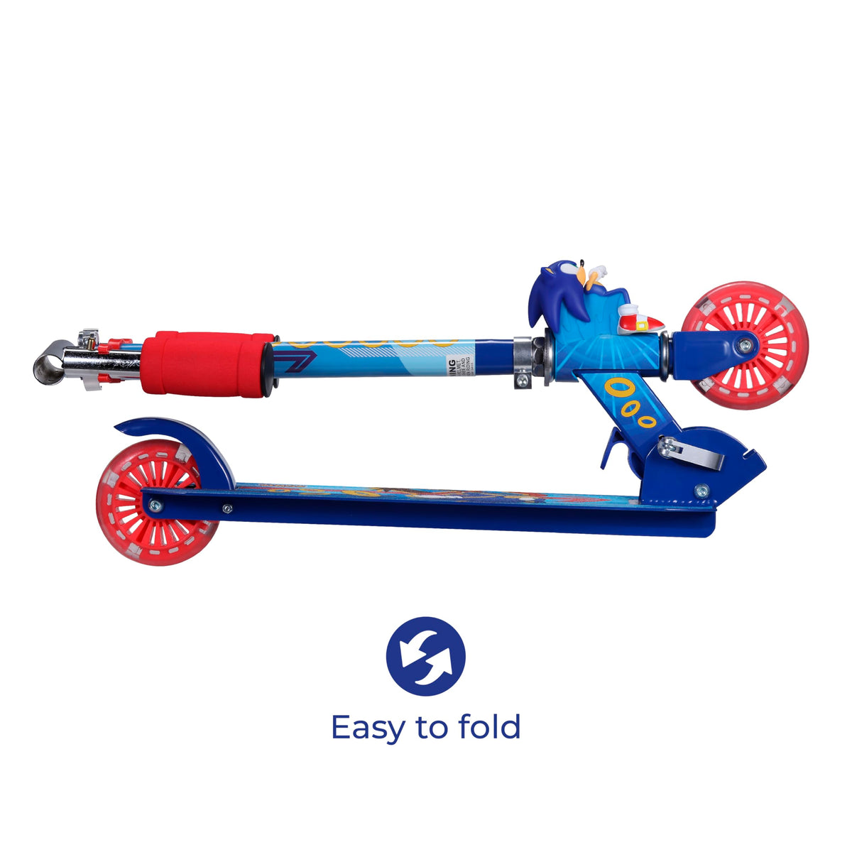 2 Wheel Foldable Kids Kick Scooter with LED Wheels P14453