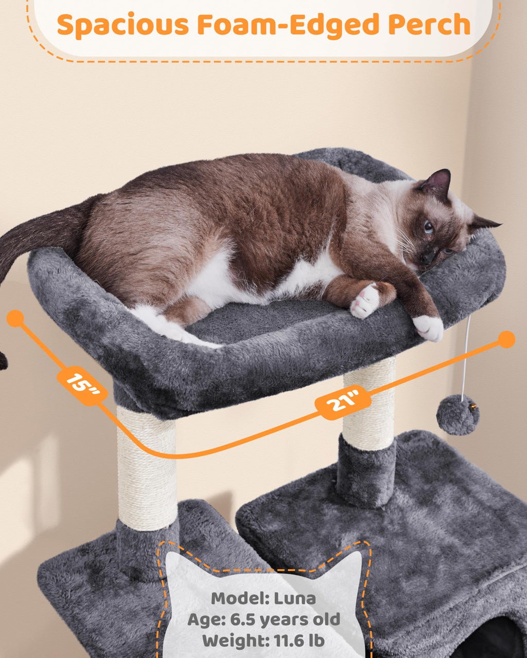 63in Large Cat Tree E445