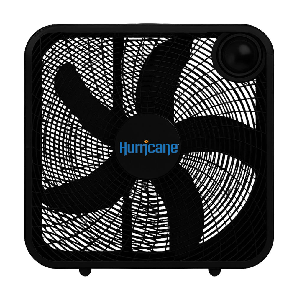 Black 3 Speed 20in Floor Box Fan, 2 Pack M40423