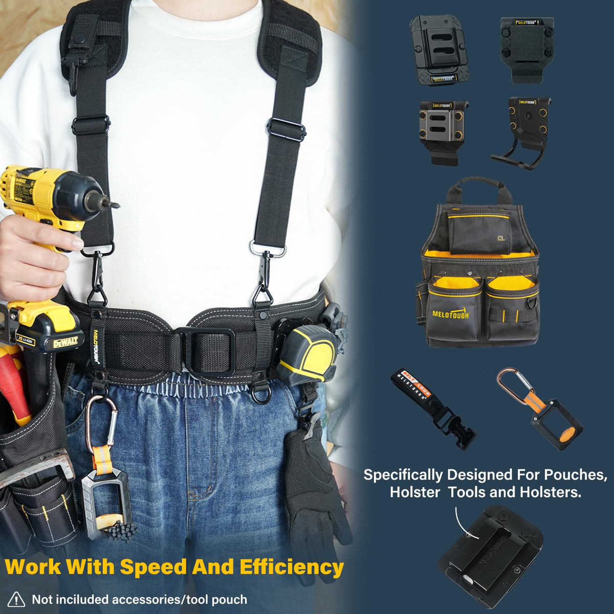 Padded Electrician Tool Belt G5056