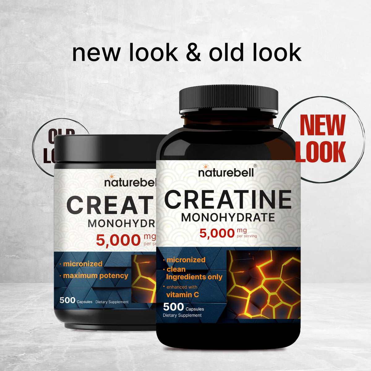 Micronized Unflavored Creatine Monohydrate Capsules 5,000mg 500 Count G73013