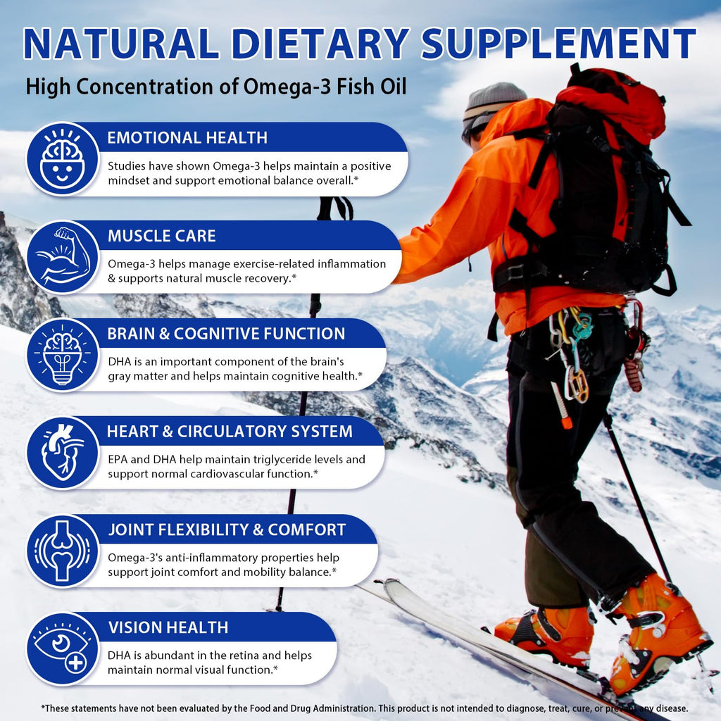 Omega 3 Fish Oil Softgels 4200mg 240 Softgels F648430