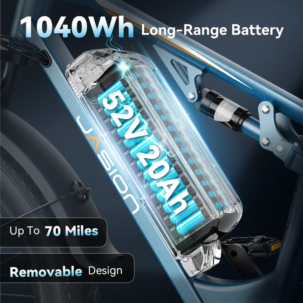Electric Bike 2500W Peak Motor 1040Wh Battery V15224