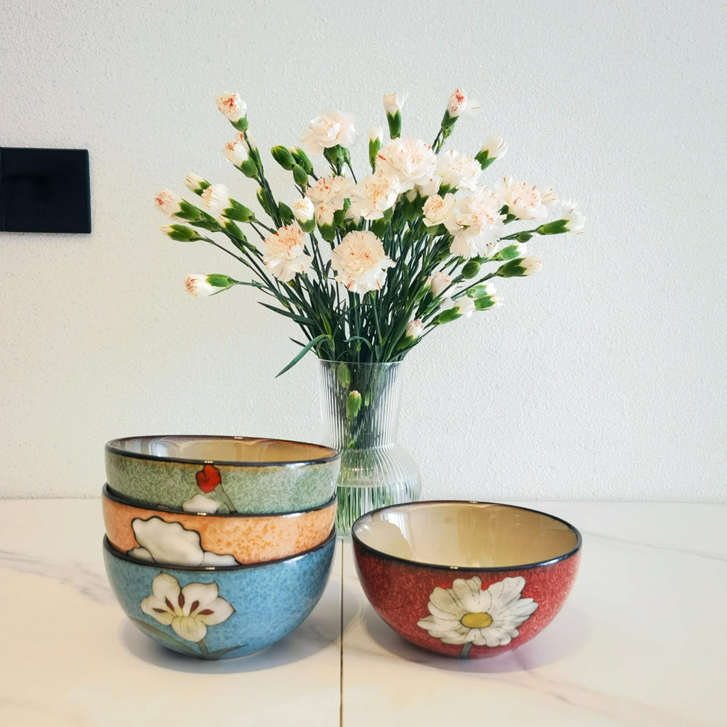 28oz Ceramic Bowl Set of 4 G49101
