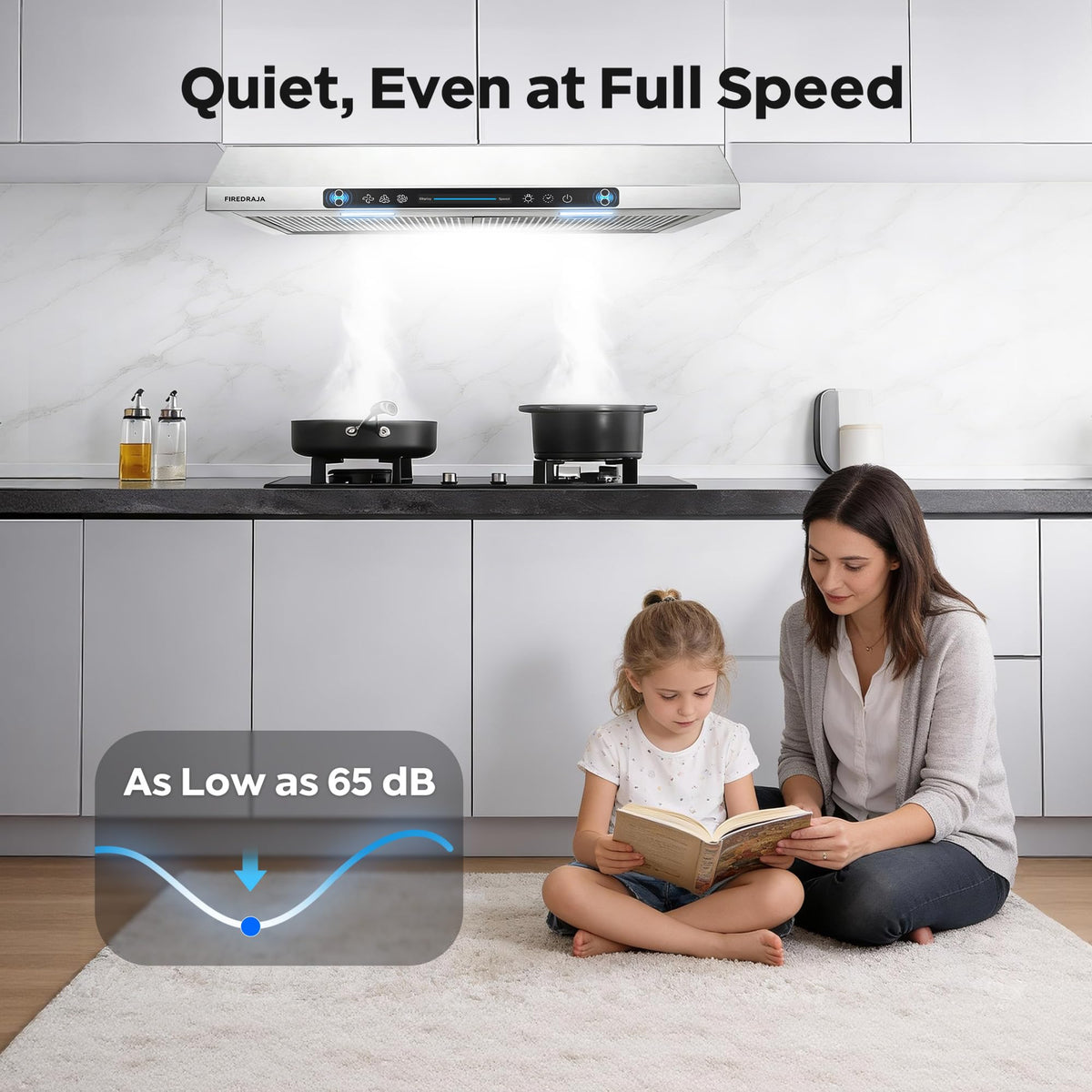 30 Inch 550 CFM Stainless Steel Under Cabinet Range Hood A660