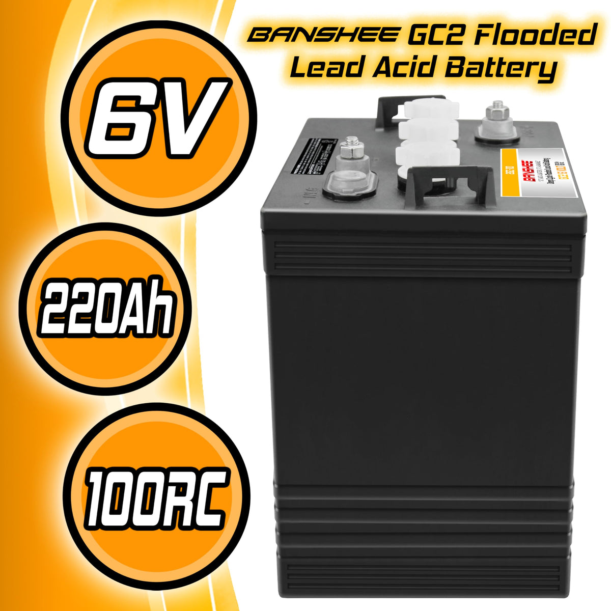 220Ah Deep Cycle Golf Cart Batteries 4-Pack J950