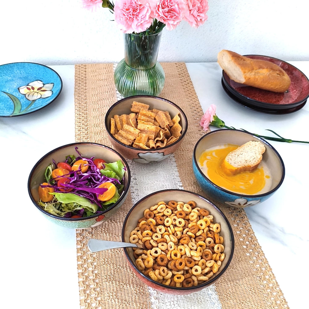 28oz Ceramic Bowl Set of 4 G49101