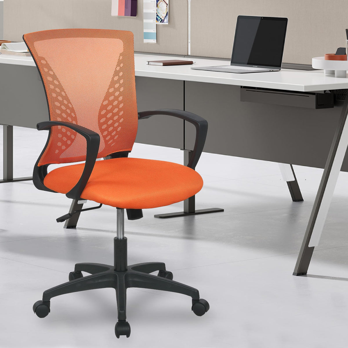 Orange Ergonomic Mesh Gaming Chair J6920