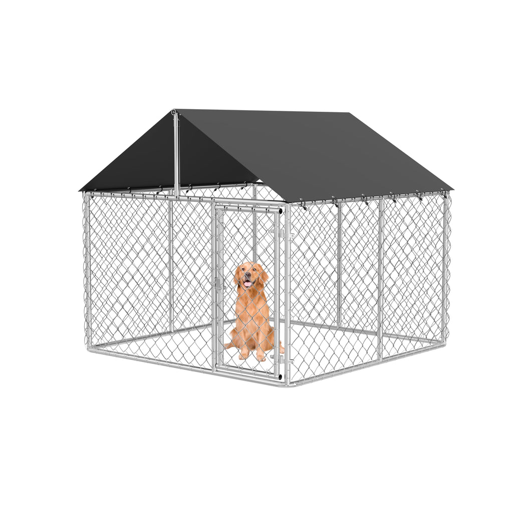Heavy Duty Steel Dog Kennel with Secure Lock U485620