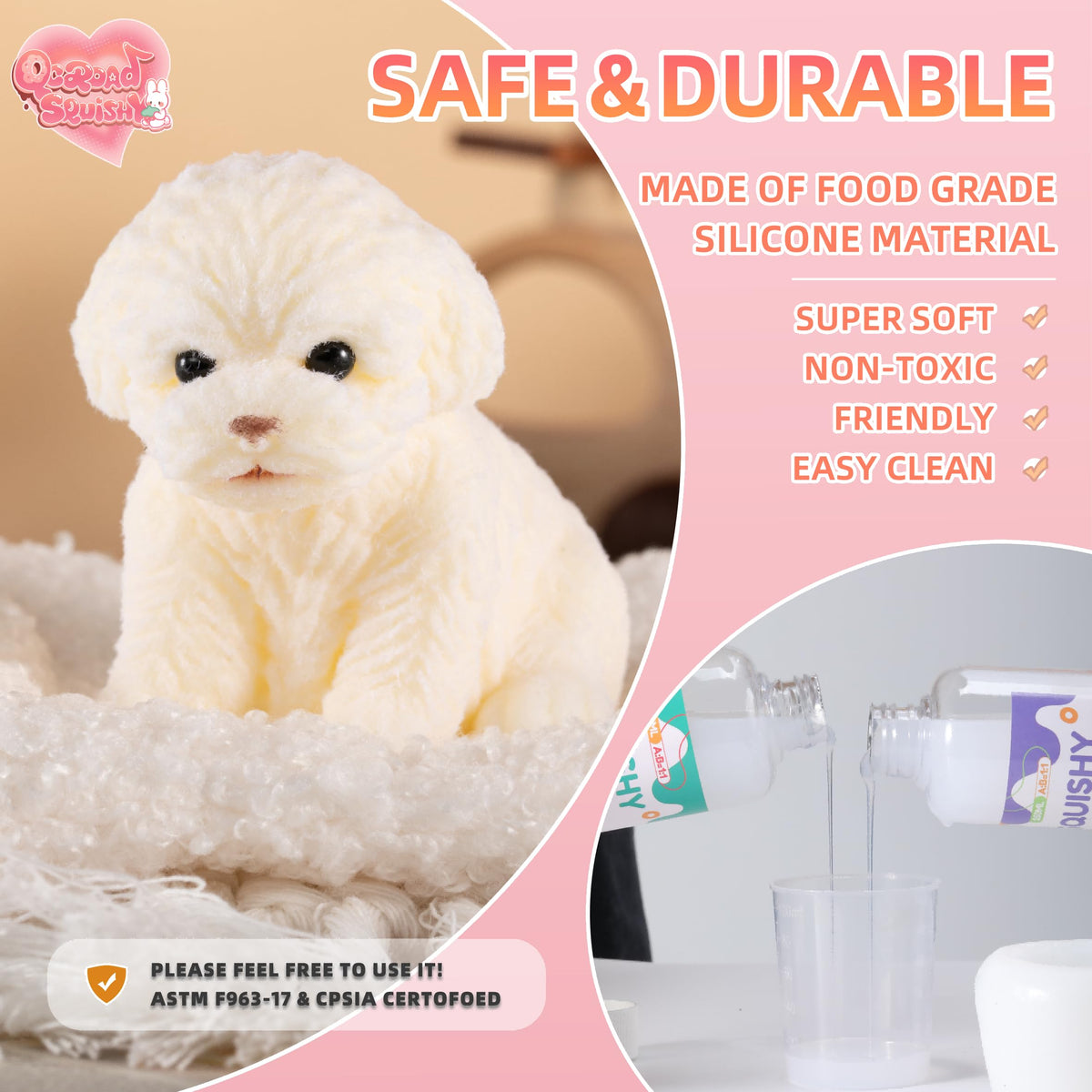 Silicone Dog Squishy N913