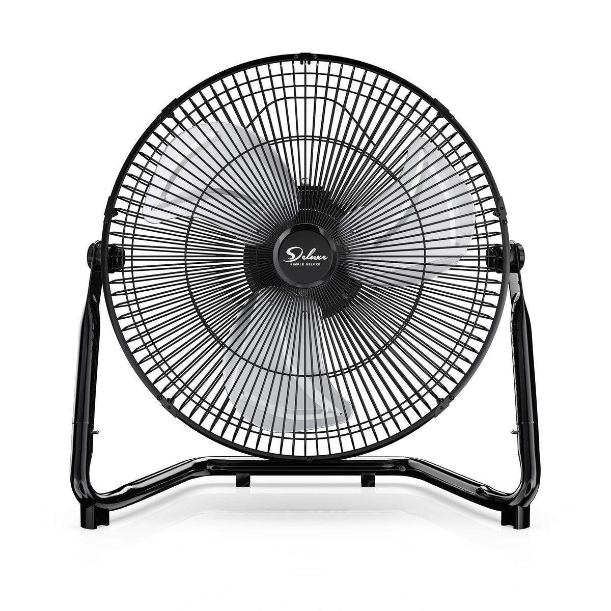 20 Inch 3-Speed High Velocity Metal Industrial Floor Fan, Black S841375