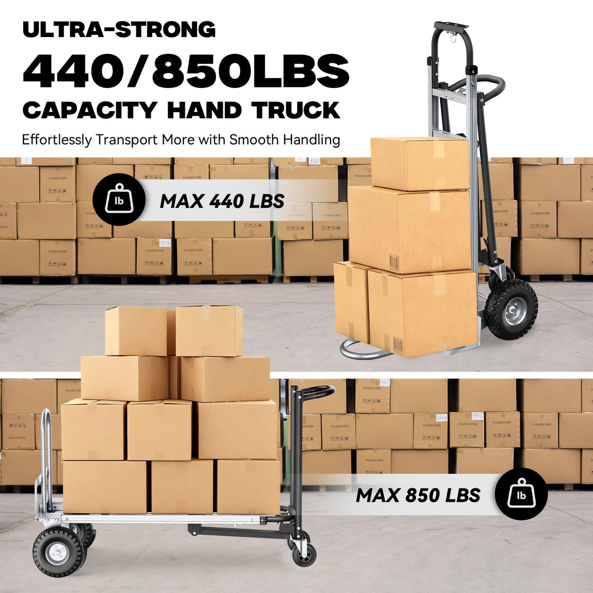 4-in-1 Convertible Dolly Cart Q75861