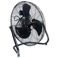 20 Inch 3 Speed Black Metal Floor Fan I110195