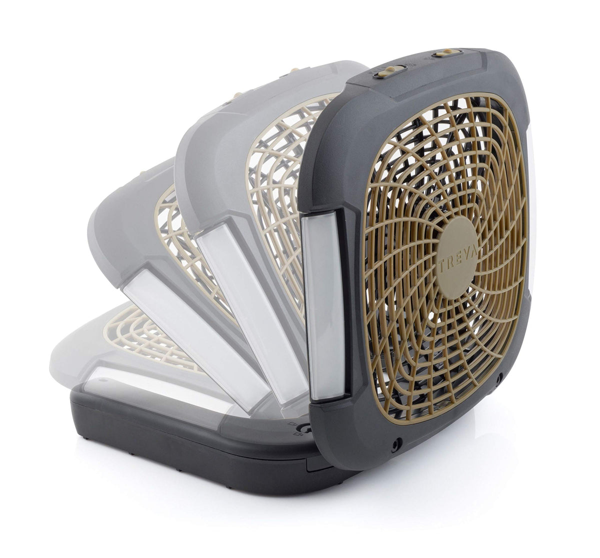 10 in Portable Fan with LED Lights C5433