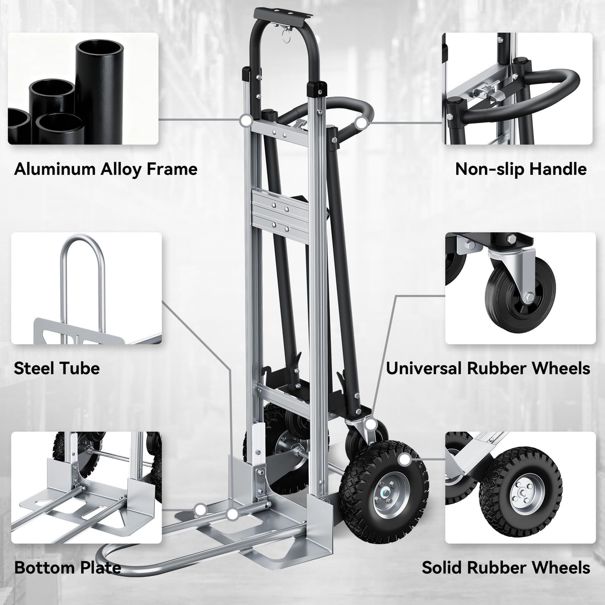 4-in-1 Convertible Dolly Cart Q75861