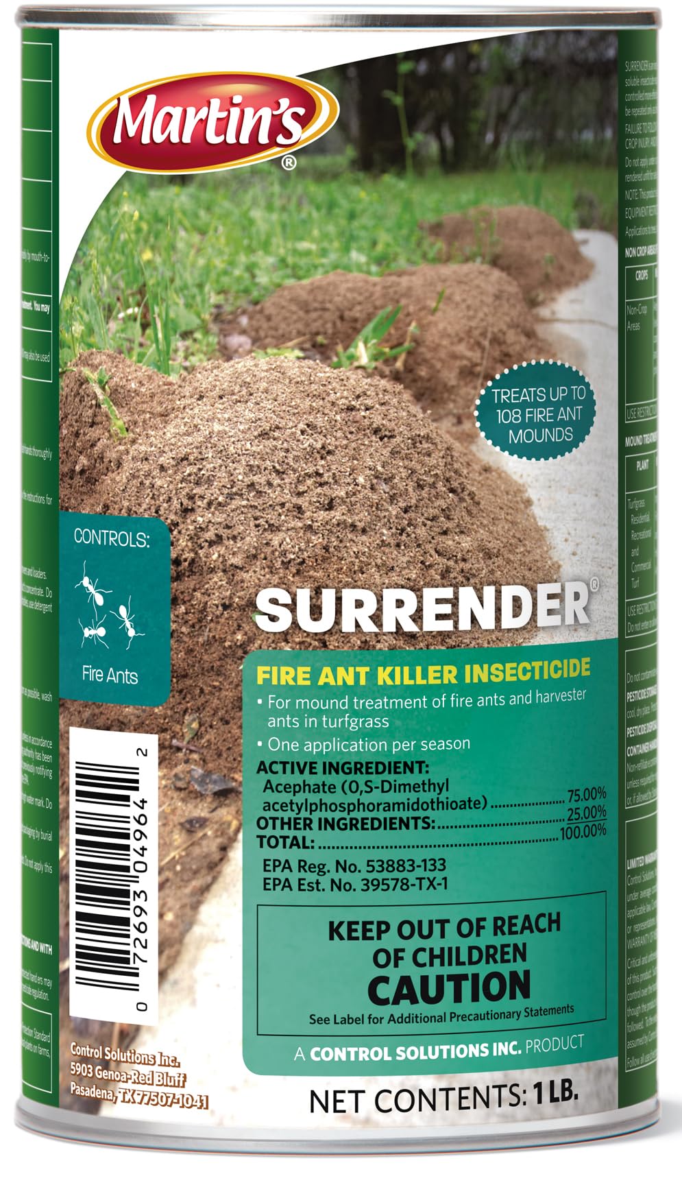 Fire Ant Killer 1 lb Can B770355