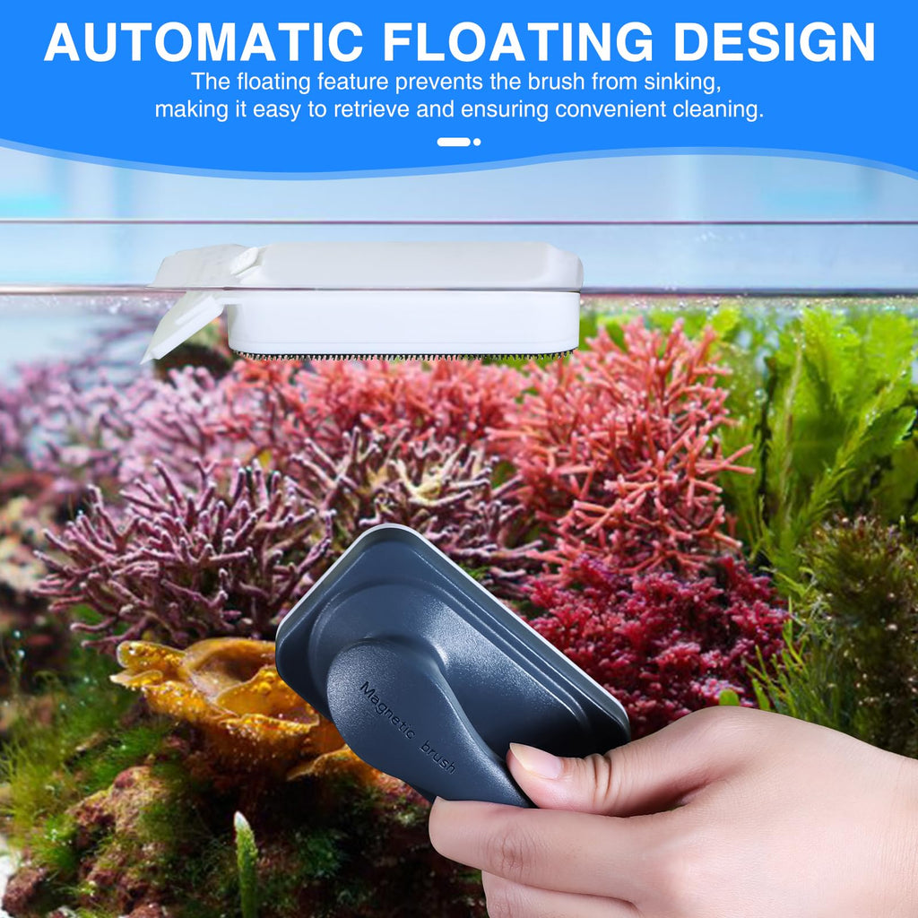 Aquarium Air Pump and Magnetic Glass Cleaner W44140