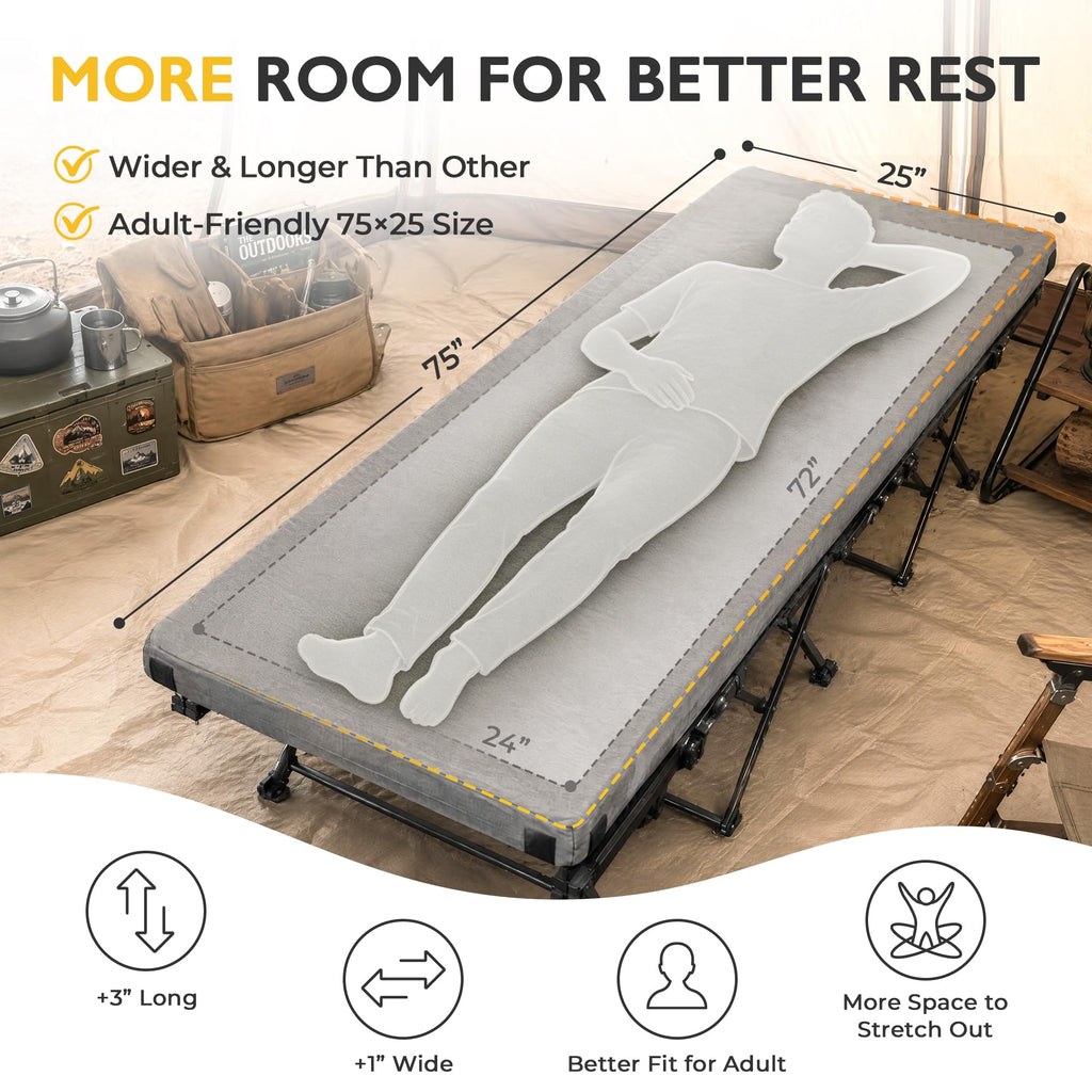 3 Inch Memory Foam Camping Mattress Pad K66245